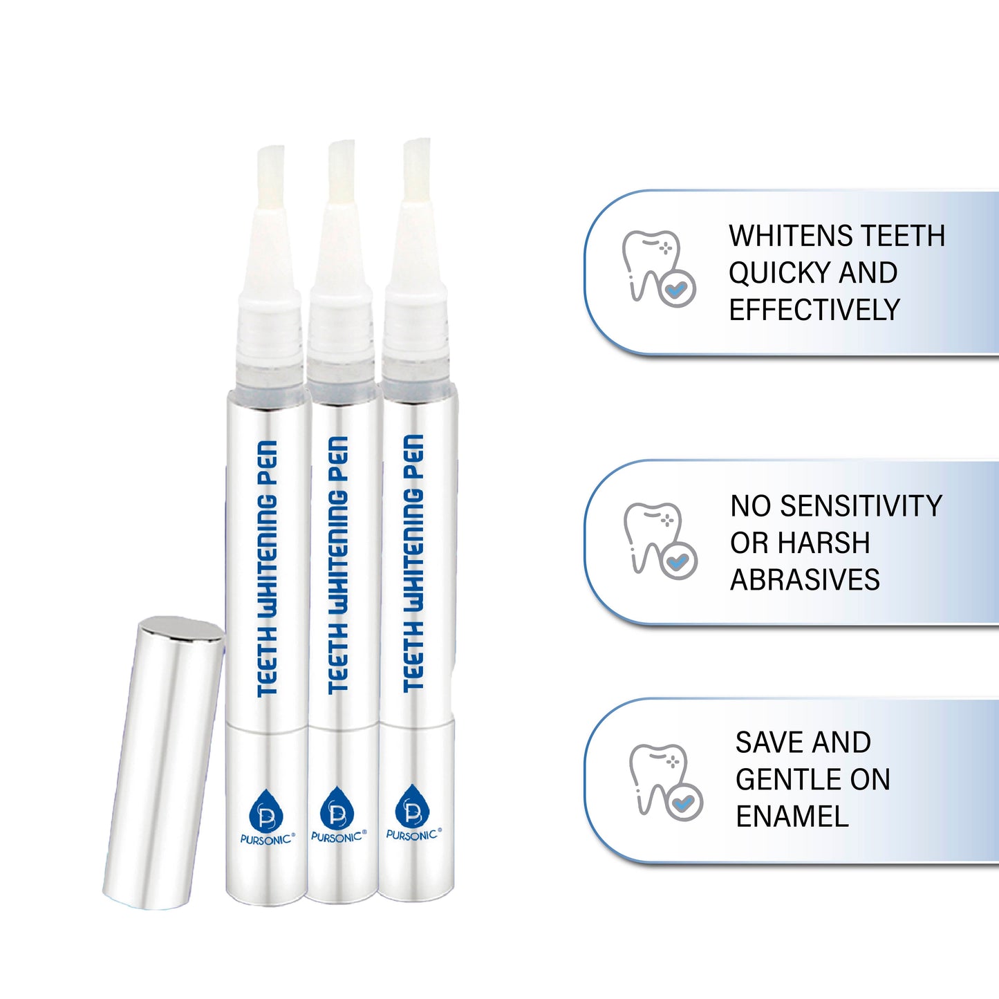 Pursonic Teeth Whitening Pen: Your Secret to a Brighter Smile On-the-Go (9-Pack)-2