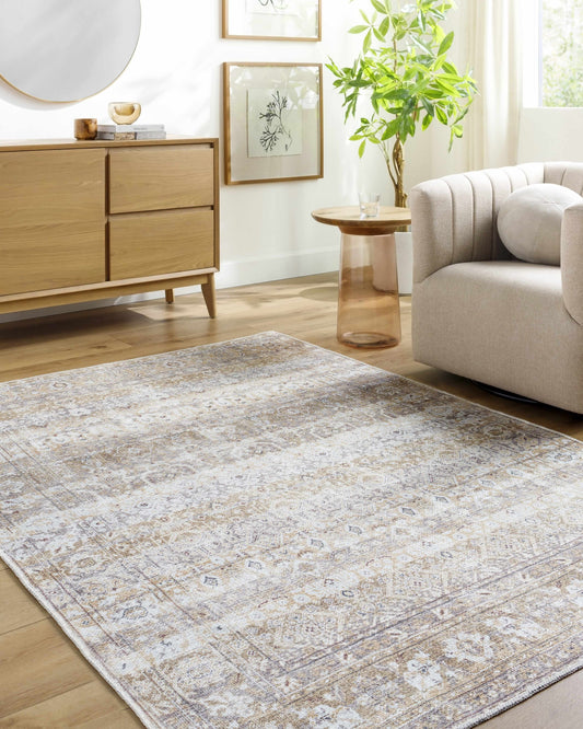 Sample Tywin Vintage Flat Pile Washable Rug-0