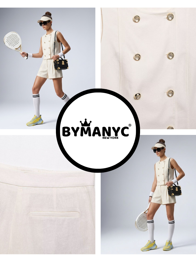 TRIBECA Women's Vest & Shorts Set Prêt-à-Porter BYMANYC ® New York-1
