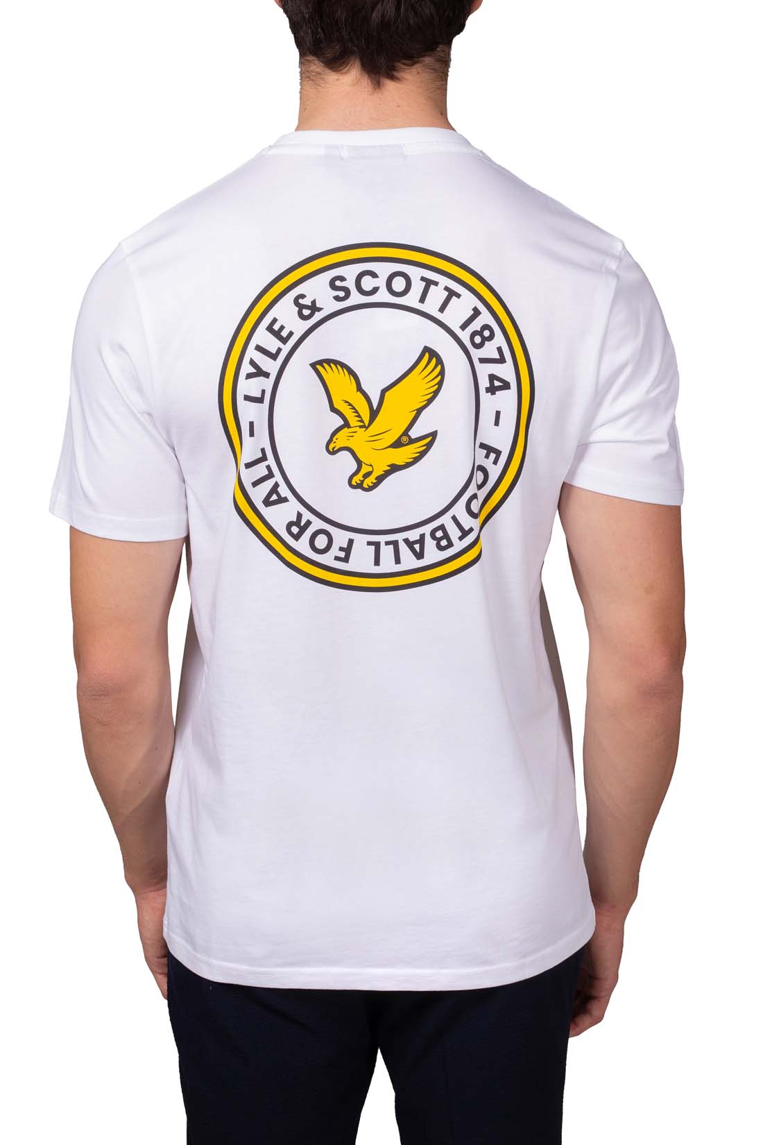 LYLE & SCOTT - Men's T-shirt with back print  - Size XXL-2