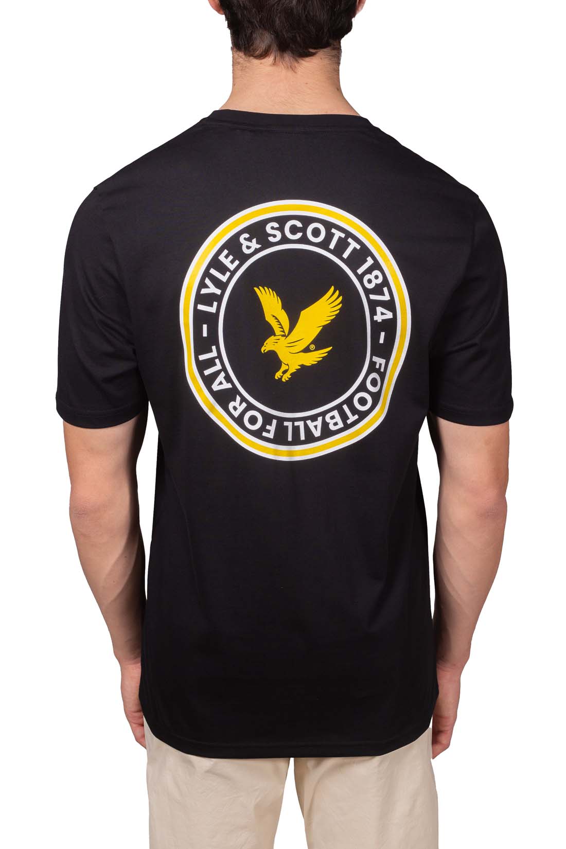 LYLE & SCOTT - Men's T-shirt with back print  - Size XXL-18