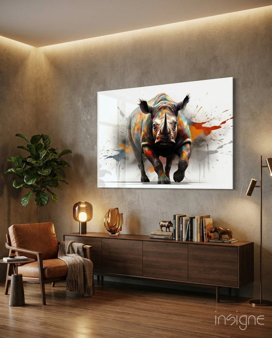 The Power of Colors Glass Wall Art || Designer Collection