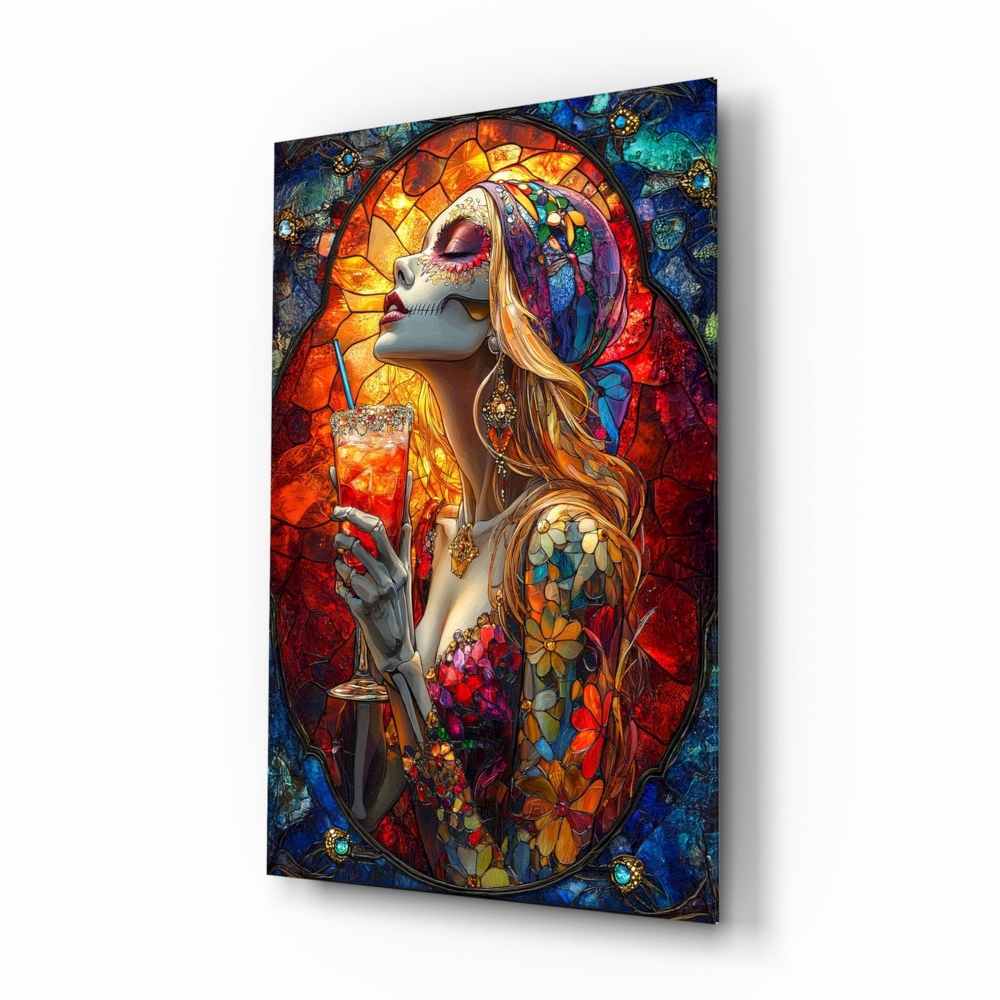 Cocktail of the Dead Glass Wall Art || Designer Collection
