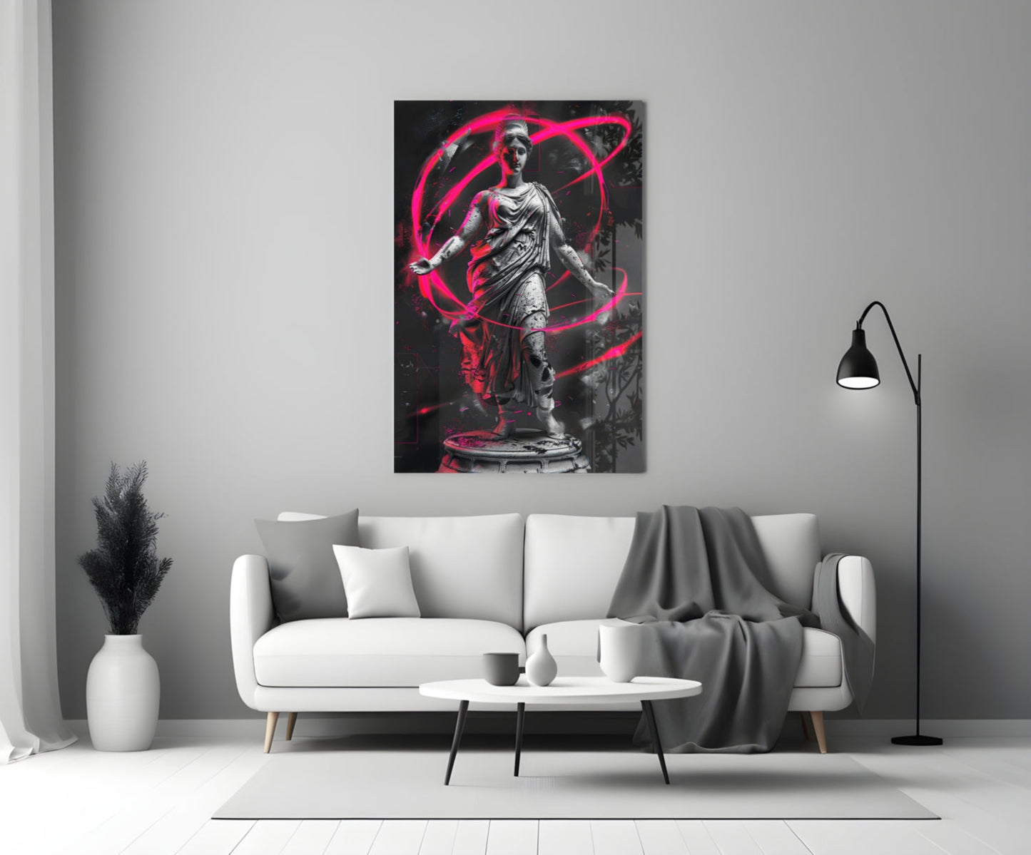 Neon Venus Glass Wall Art || Designer Collection