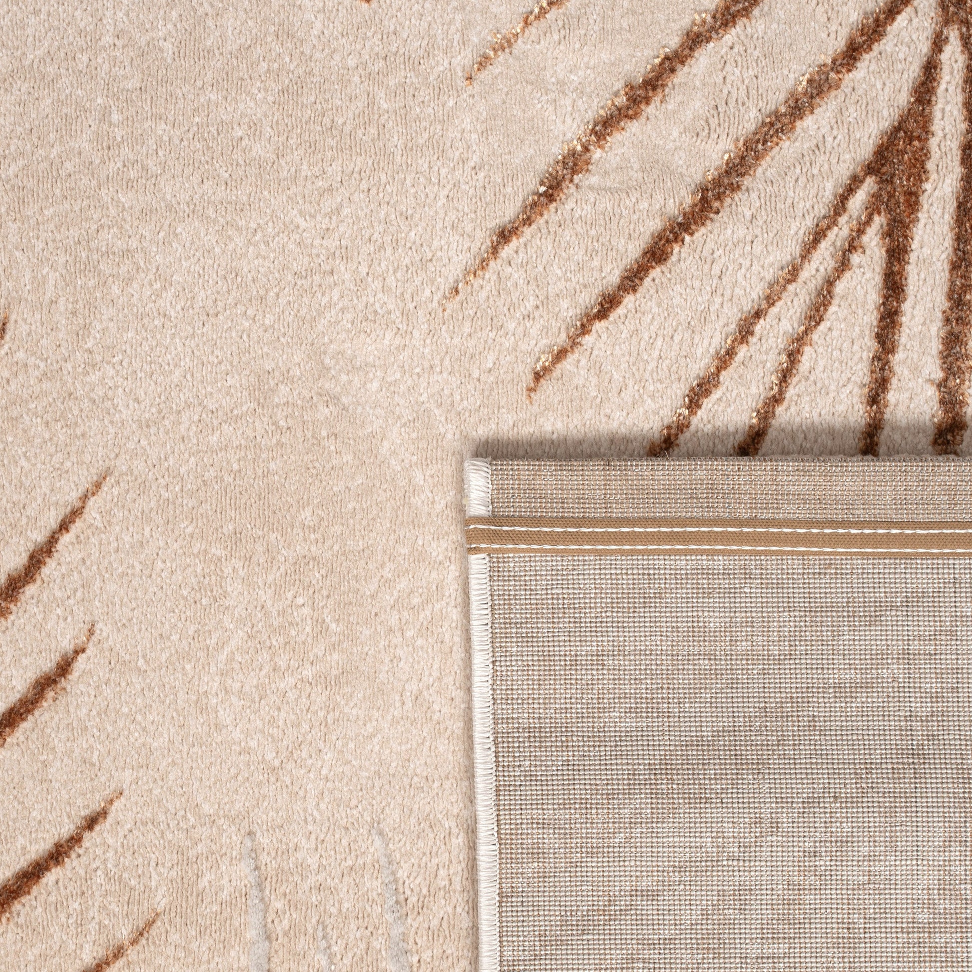 Area Rug Tuana with Elegant Palm Tree Design-3