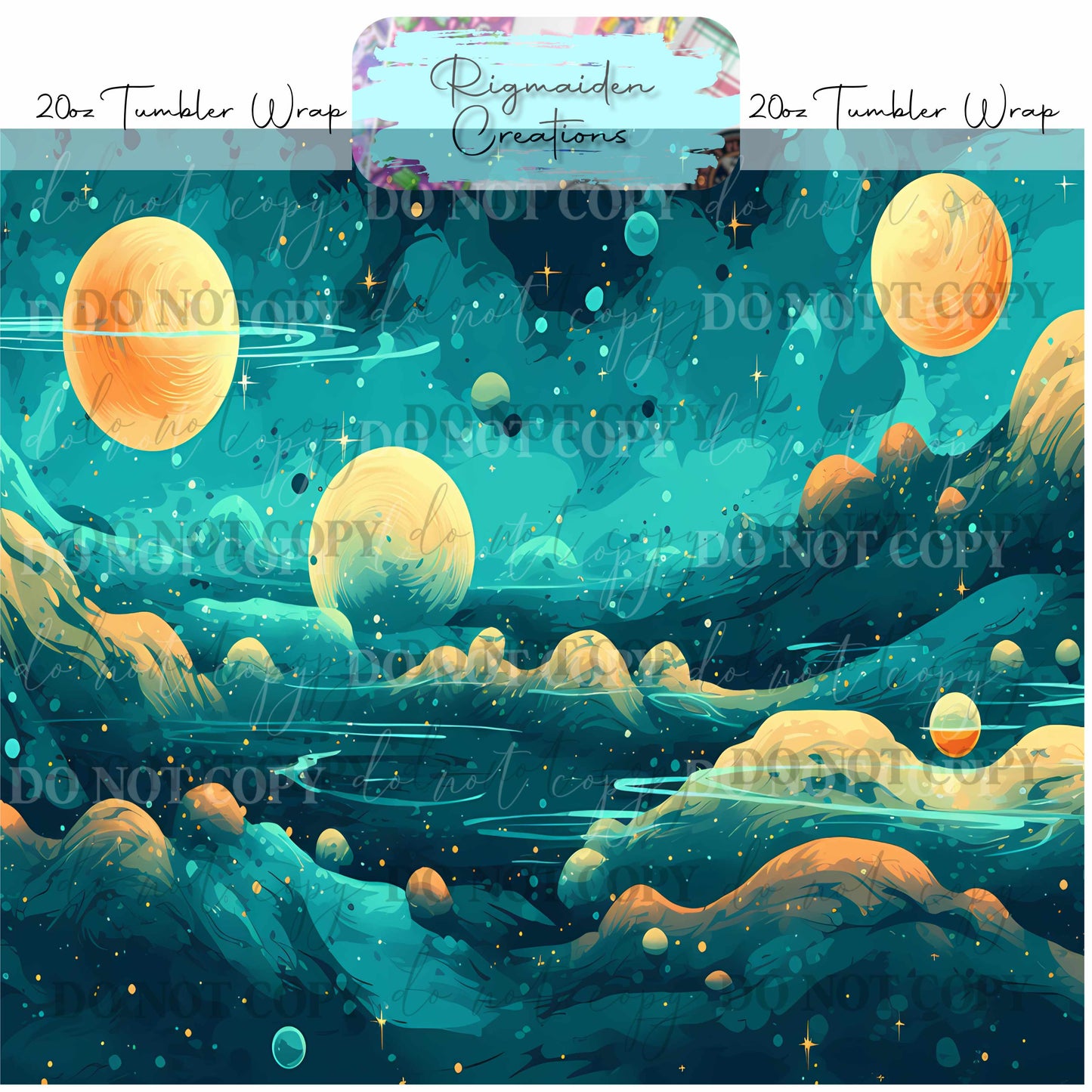 Outer Space - 20oz Tumbler Wrap {Multiple}