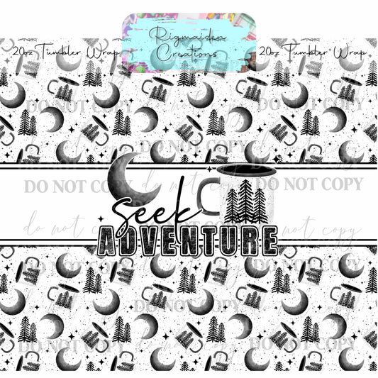 Seek Adventure - 20oz Tumbler Wrap
