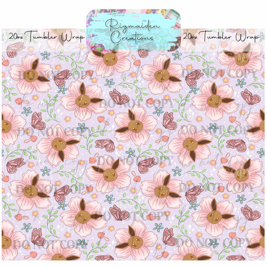 Fox-Like Critter - 20oz Tumbler Wrap {Multiple}