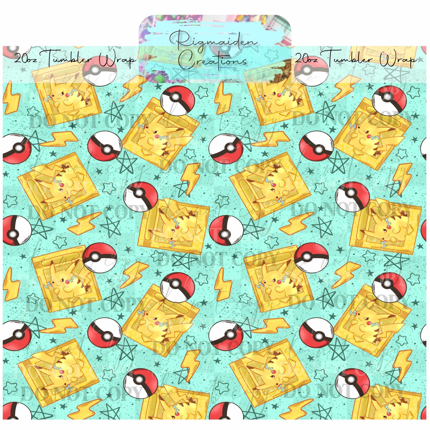 Bolt-Tail Critter - 20oz Tumbler Wrap {Multiple}