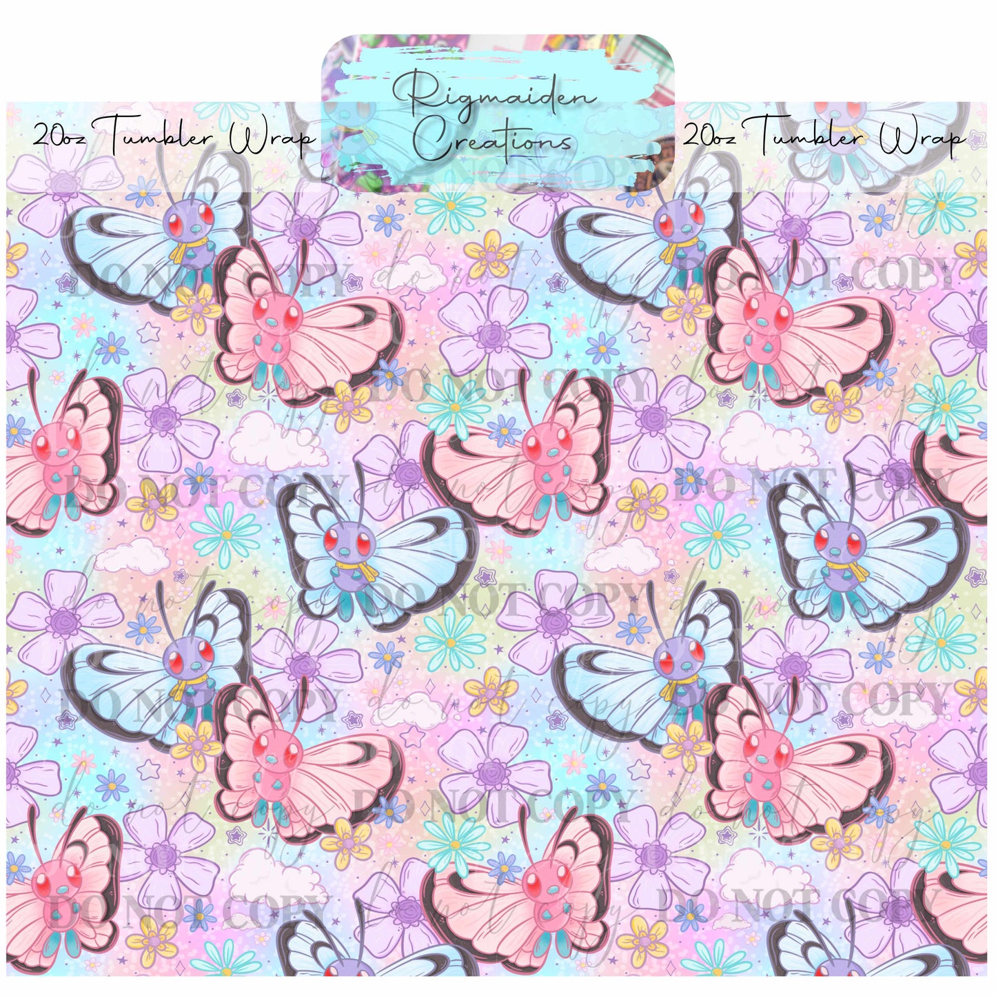 Mystic Meadow Critter  - 20oz Tumbler Wrap {Multiple}