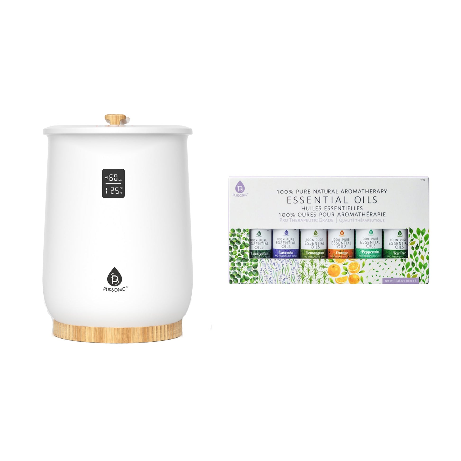 Home Spa Bucket Towel Warmer Bundle – Large-Capacity Warmer with Adjustable Heat (20–90 Min) + 6 Essential Oils-0