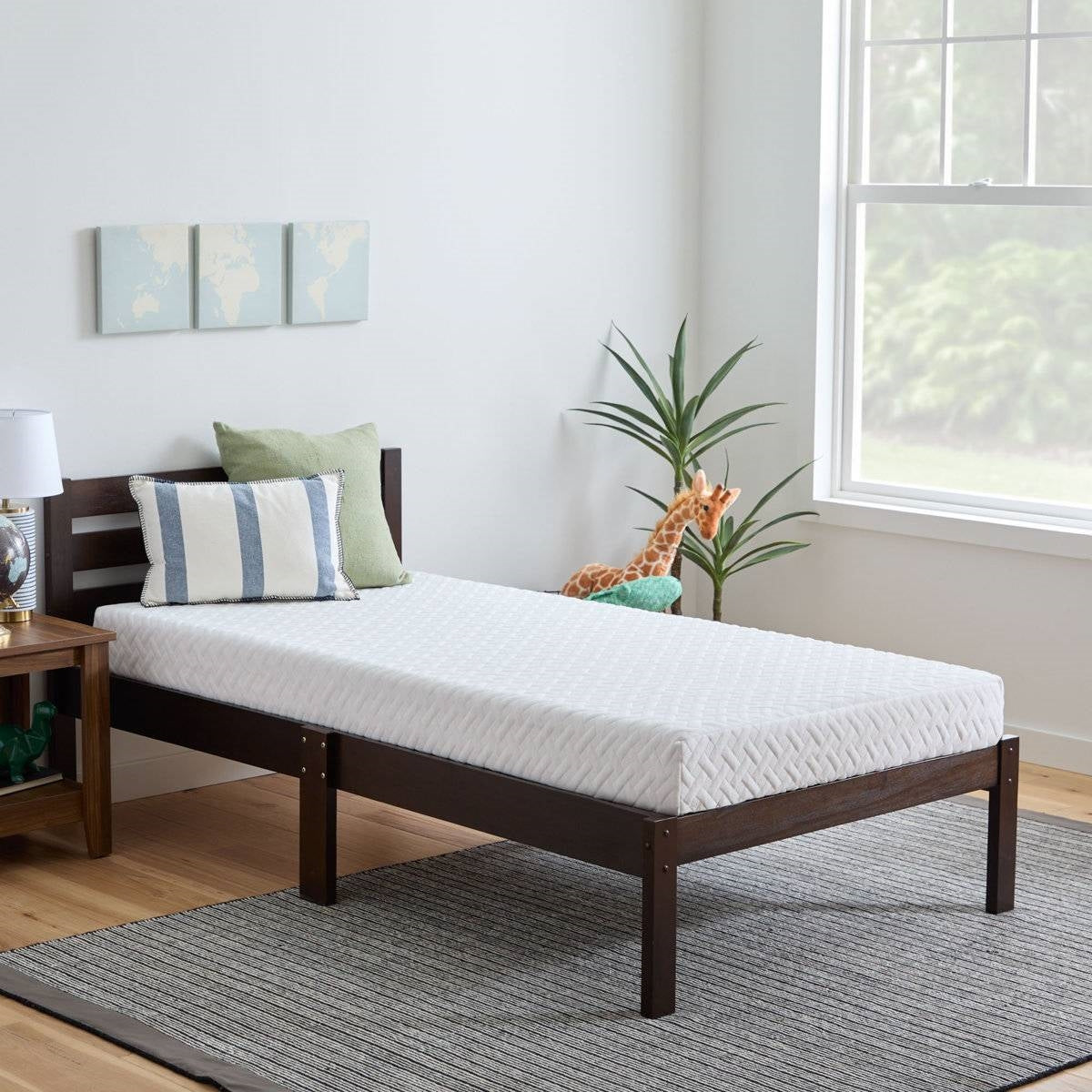 Twin Size 6-Inch Firm Cooling Gel Memory Foam Mattress-1