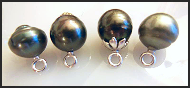 Tahitian Circle Pearl with bubble bottom- Pendant number 05-1