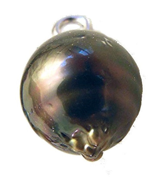 Tahitian Circle Pearl with bubble bottom- Pendant number 05-3