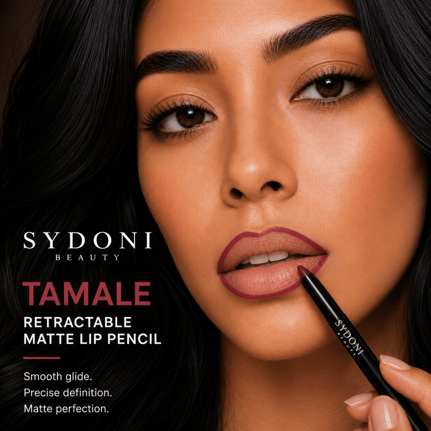 RETRACTABLE MATTE LIP PENCILS with SHEA BUTTER 9 Rich, Smudge‑Resistant Shades
