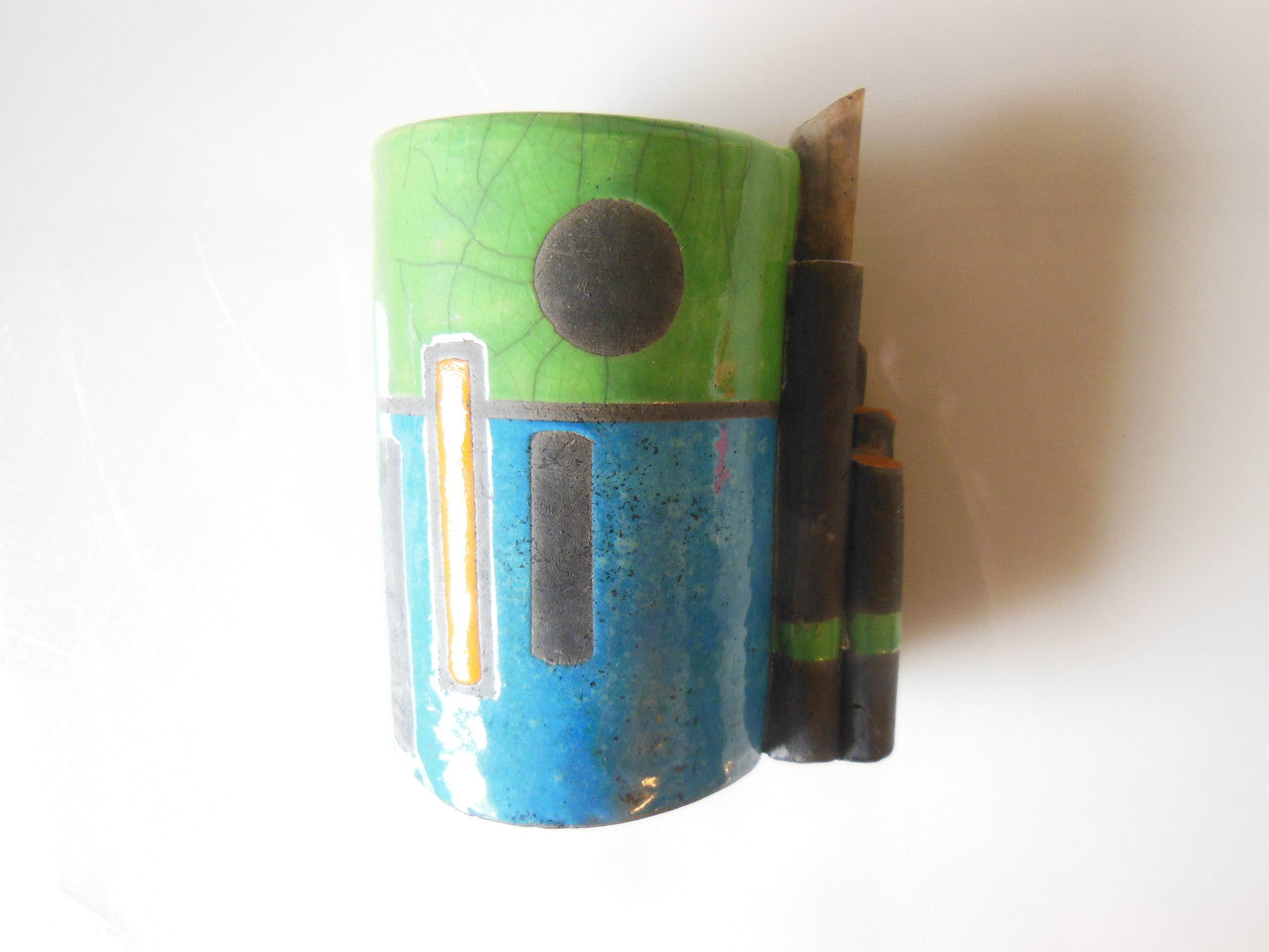 Tamara S Gordon Ceramics.  Dockside Pot-1