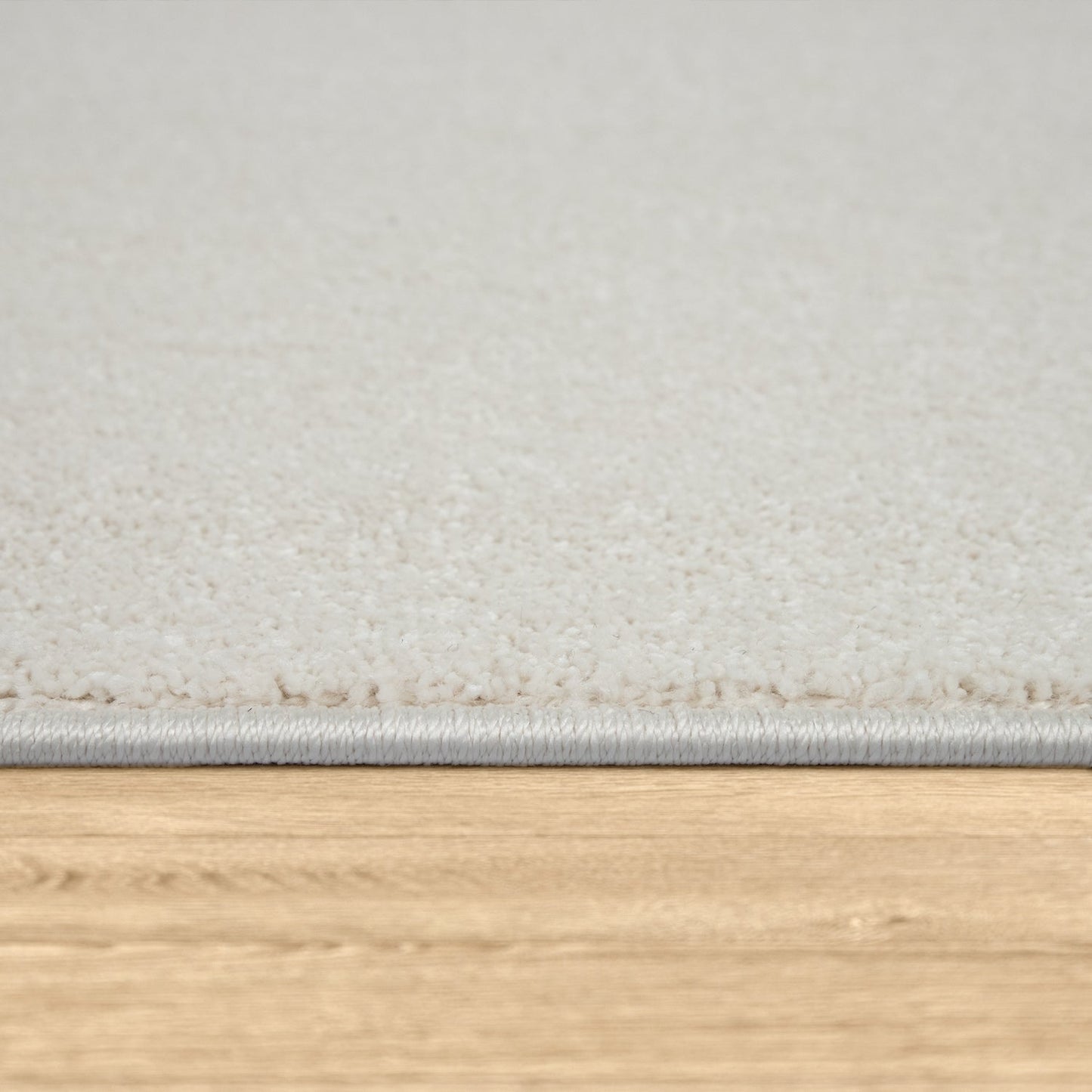 Solid Flatweave Rug Porto for Living Room - Cream-2