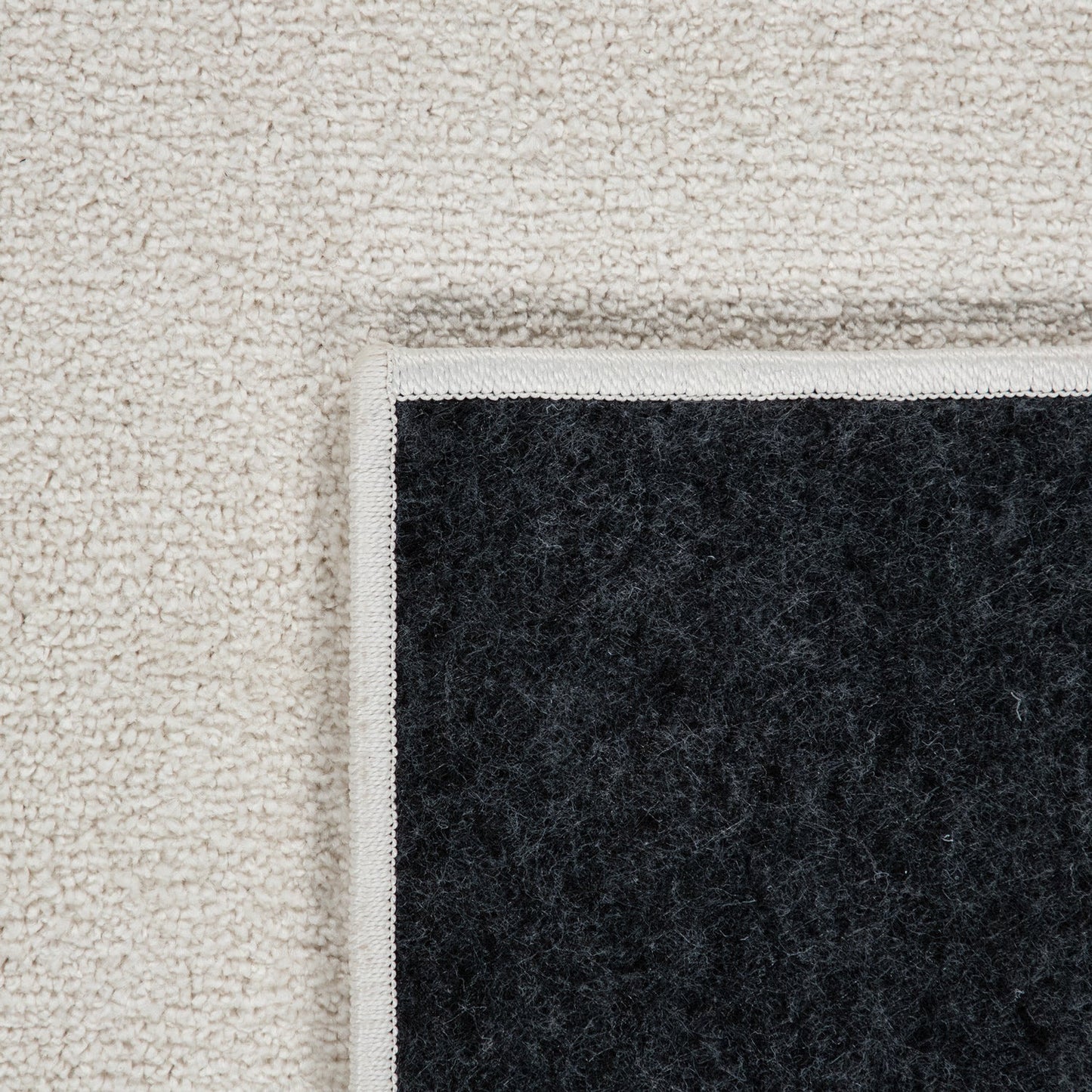 Solid Flatweave Rug Porto for Living Room - Cream-3