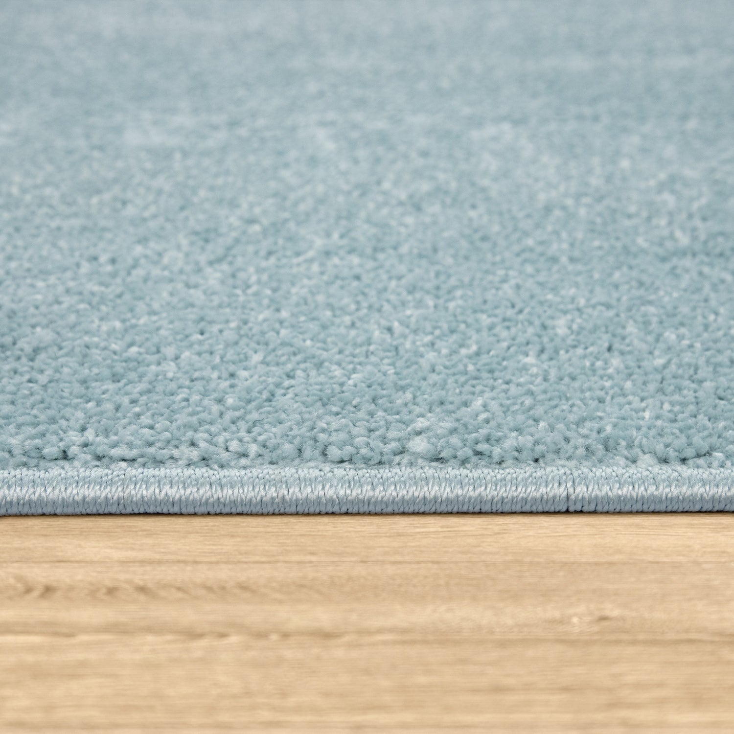 Solid Flatweave Rug Porto for Living Room - Light Blue-3
