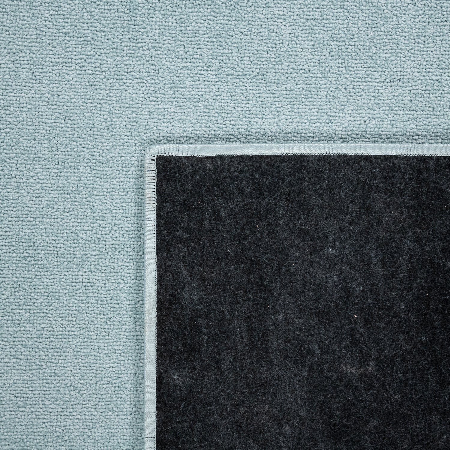 Solid Flatweave Rug Porto for Living Room - Light Blue-4