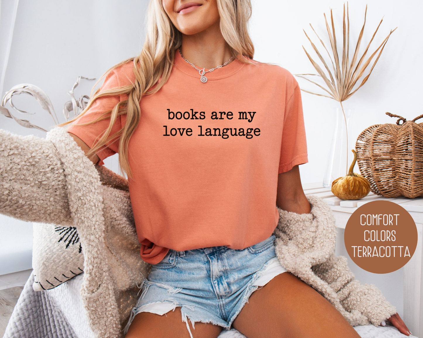 Books are My Love Language Comfort Colors Shirt-10