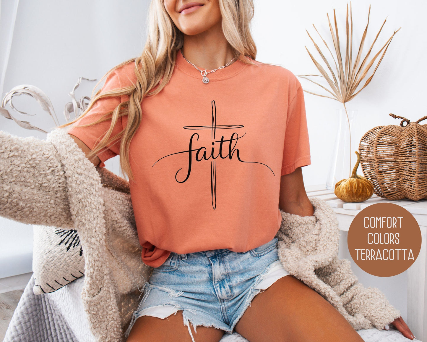 Faith Comfort Colors Shirt-6