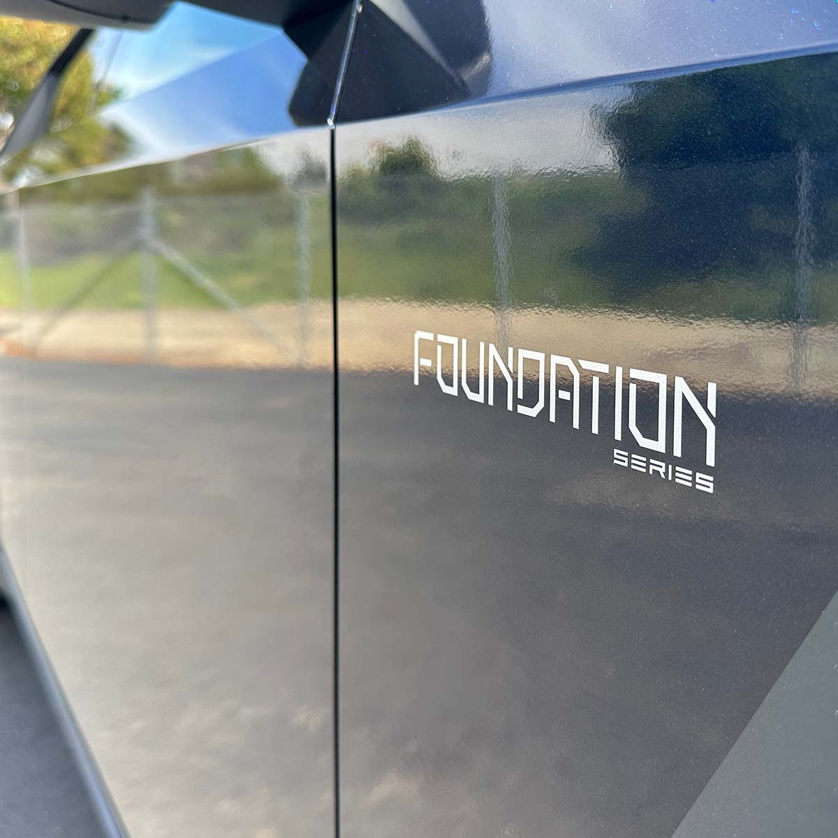 Cybertruck Foundation Series Letters | Cut Vinyl Letters Decal