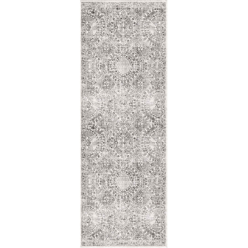 Versailles Winter modern in Grey : Runner Rug-0