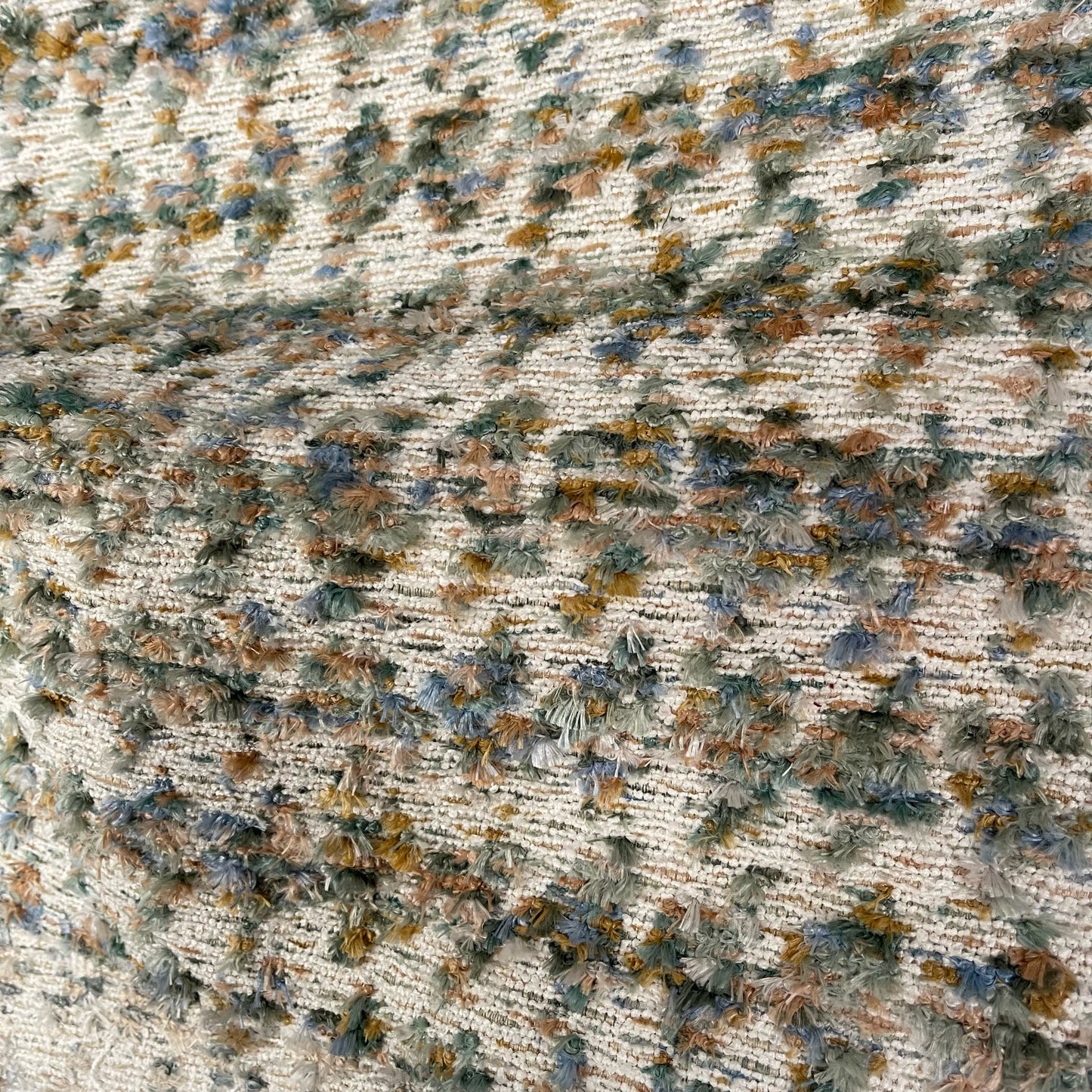 JADEN - CONTEMPORARY PATTERN CUT VELVET UPHOLSTERY FABRIC BY THE YARD
