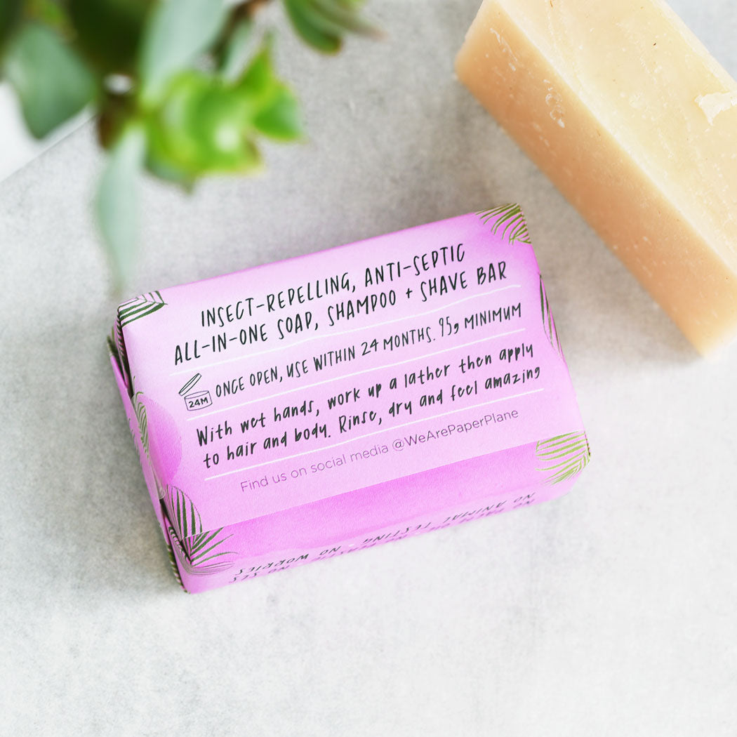 Travel Bar 100% Natural Vegan Plastic-free-1