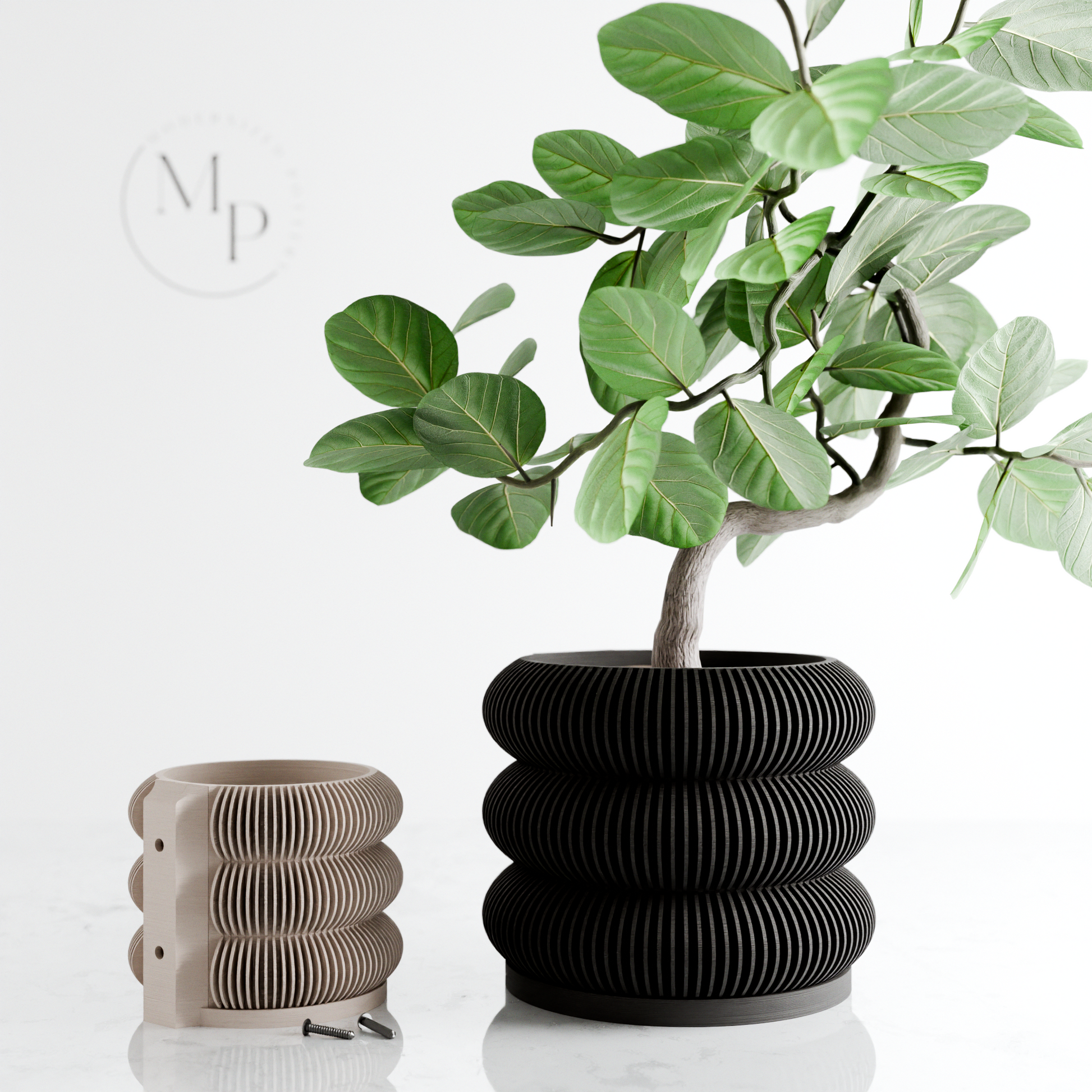 Wall Planter - Triple BUBBLES-5