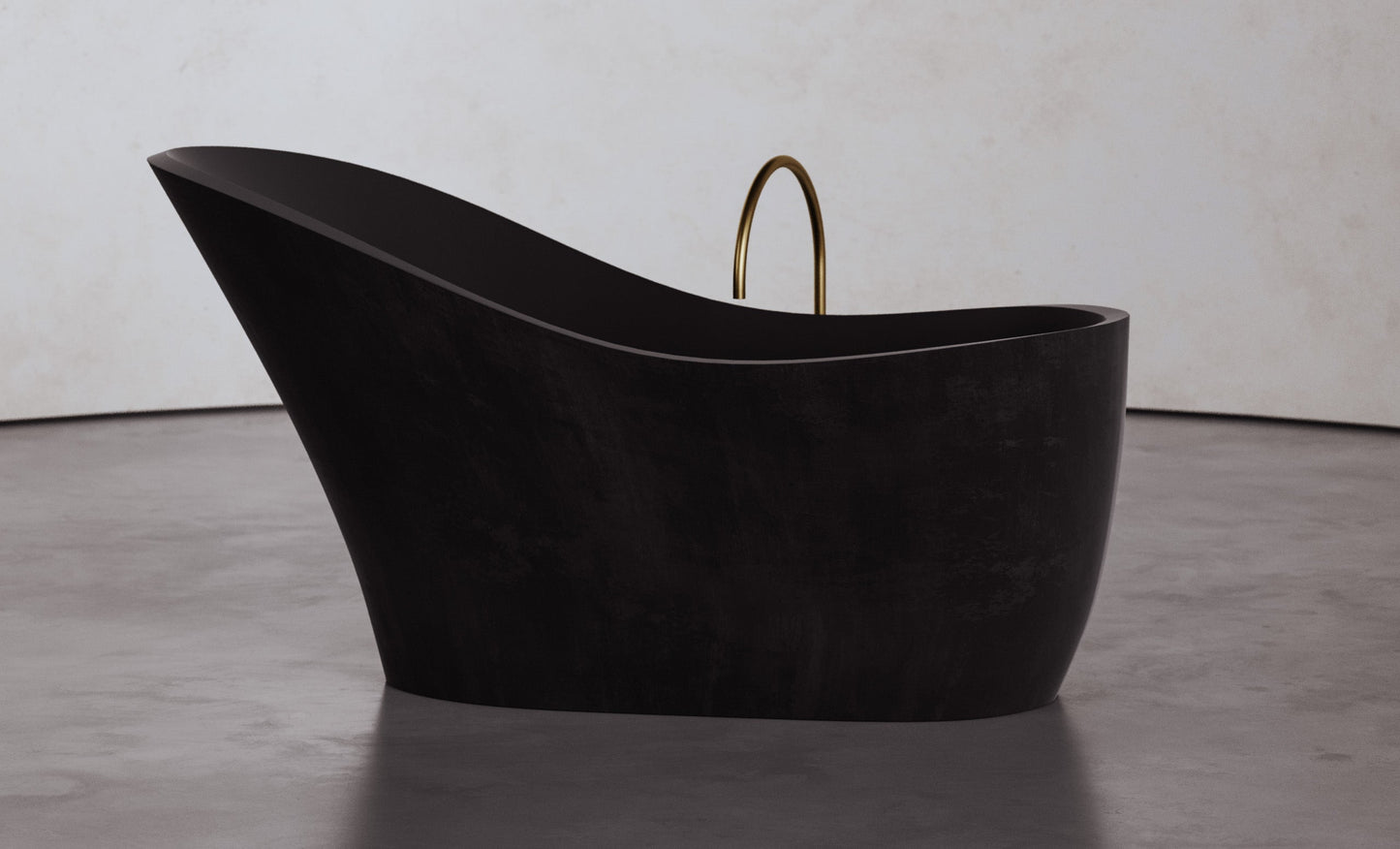 Freestanding Slipper shape bathtub
