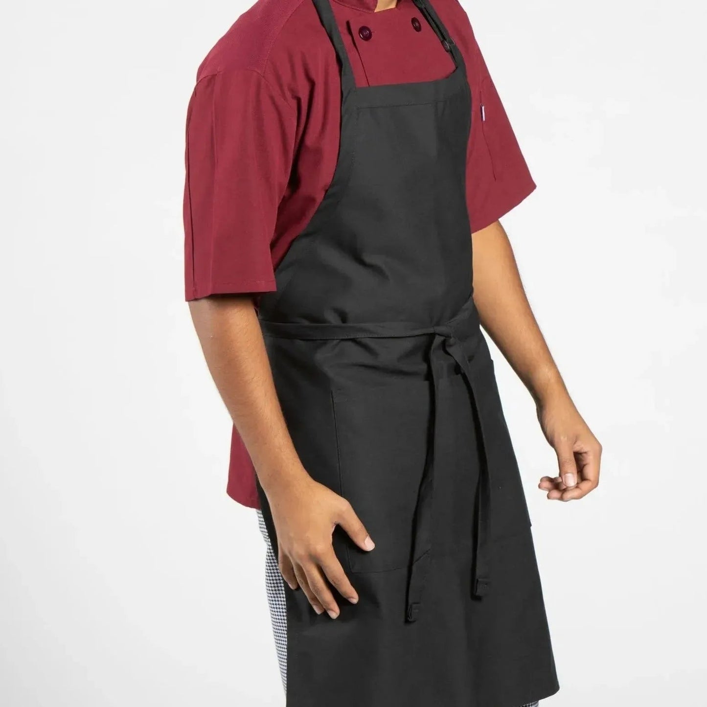 Twill Cotton Blend Adjustable Butcher Aprons-0