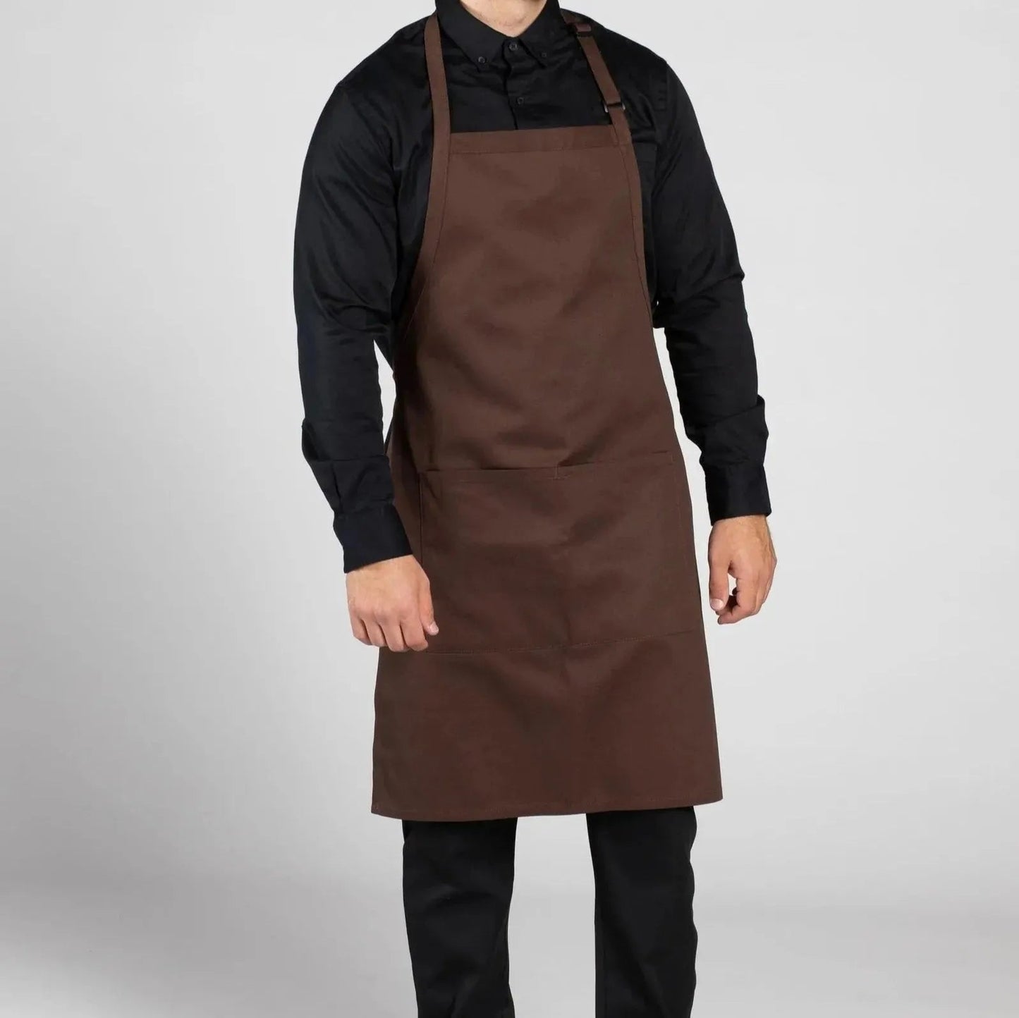 Twill Cotton Blend Adjustable Butcher Aprons-4