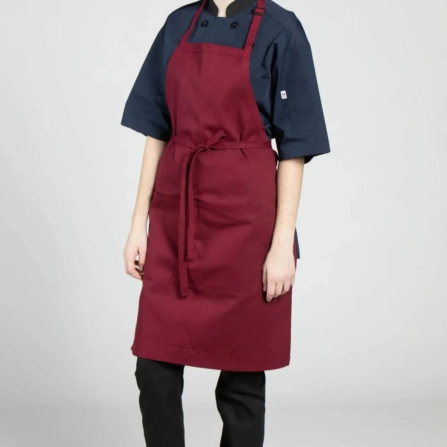 Twill Cotton Blend Adjustable Butcher Aprons-1