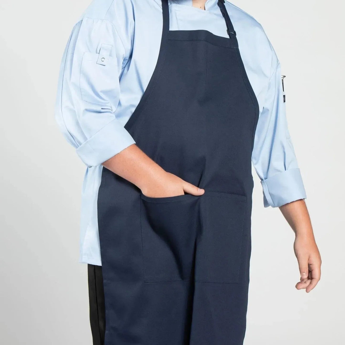 Twill Cotton Blend Adjustable Butcher Aprons-12
