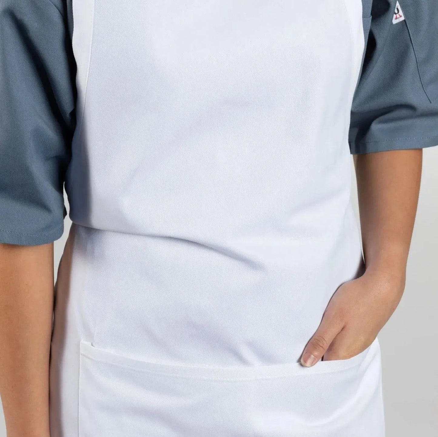 Twill Cotton Blend Adjustable Butcher Aprons-8