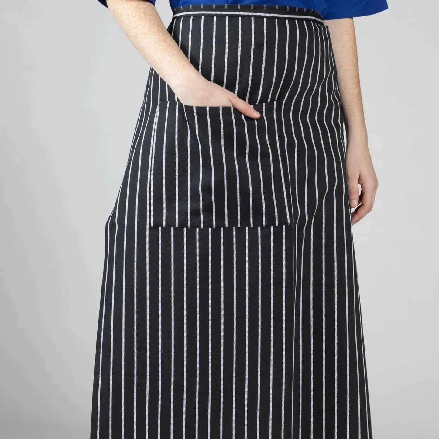 Twill Cotton Blend Full Bistro Aprons with one Pocket-3
