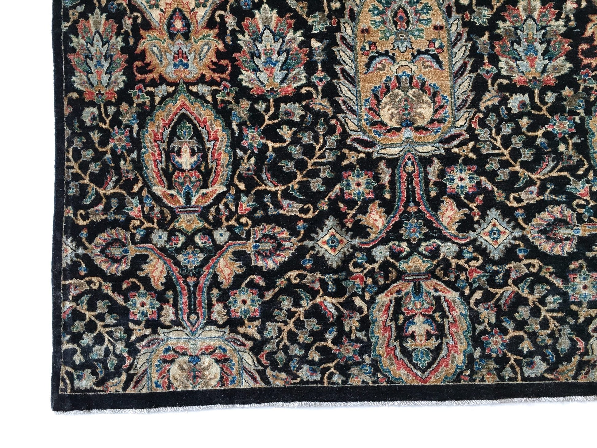 Jabari Kirman (9'07"x13'09") black/multicolor-1