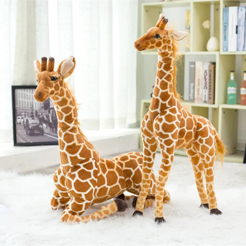 Pontos Realistic Simulation Giraffe Plush Toy