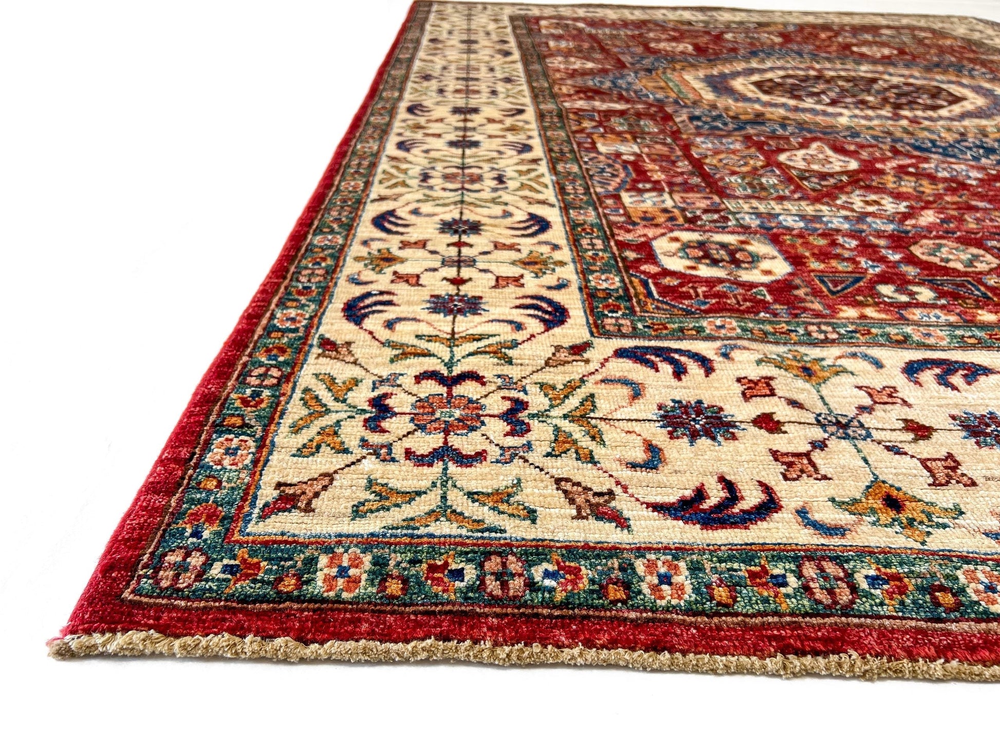 Mamluk (5'10"x8'02") red/ivory-2