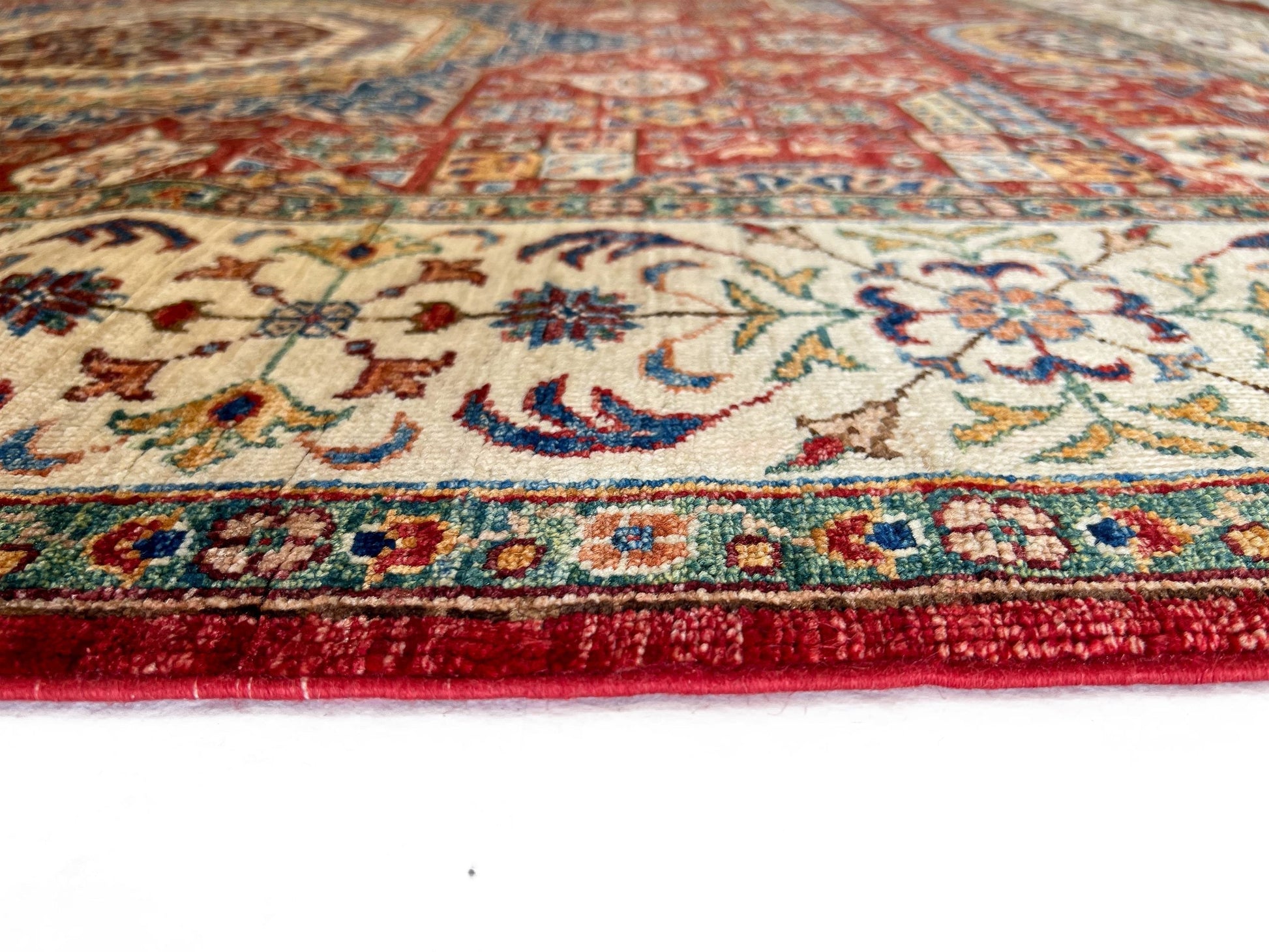 Mamluk (5'10"x8'02") red/ivory-3