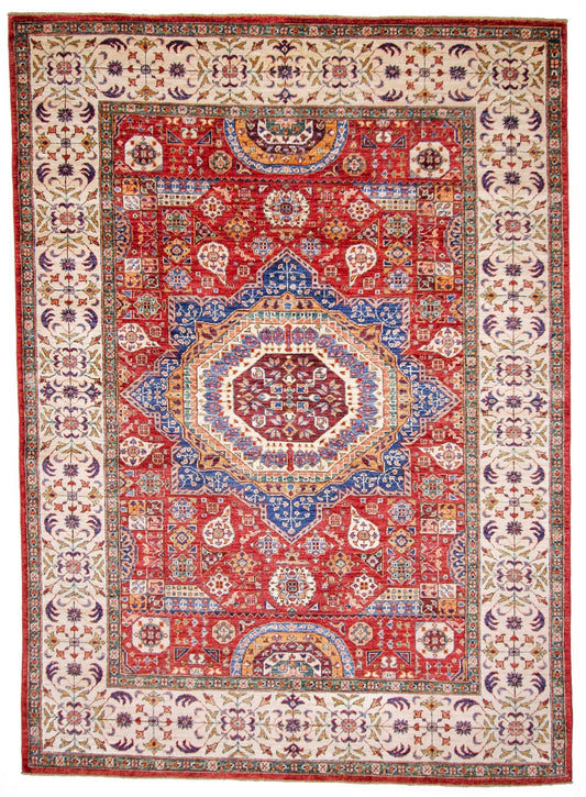 Mamluk (5'10"x8'02") red/ivory-0