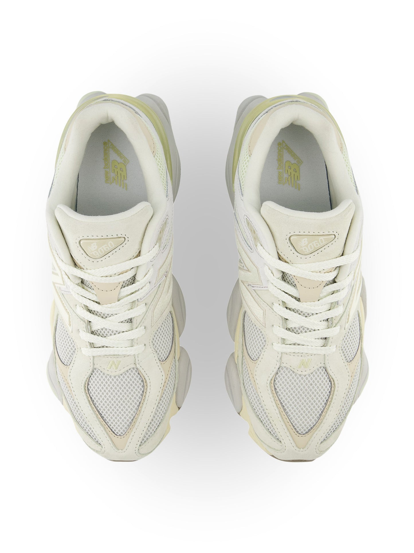 New Balance Mens 9060 Lifestyle Shoes  - White/Yellow