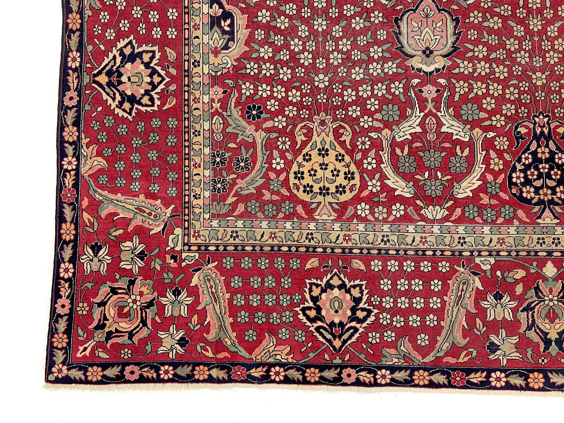 Antique Amritsar (10'00"x16'02") deep red-1