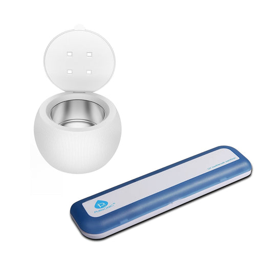 The Ultimate Hygiene Duo: Pursonic Ultrasonic Cleaner Pod & UV Toothbrush Sanitizer-0