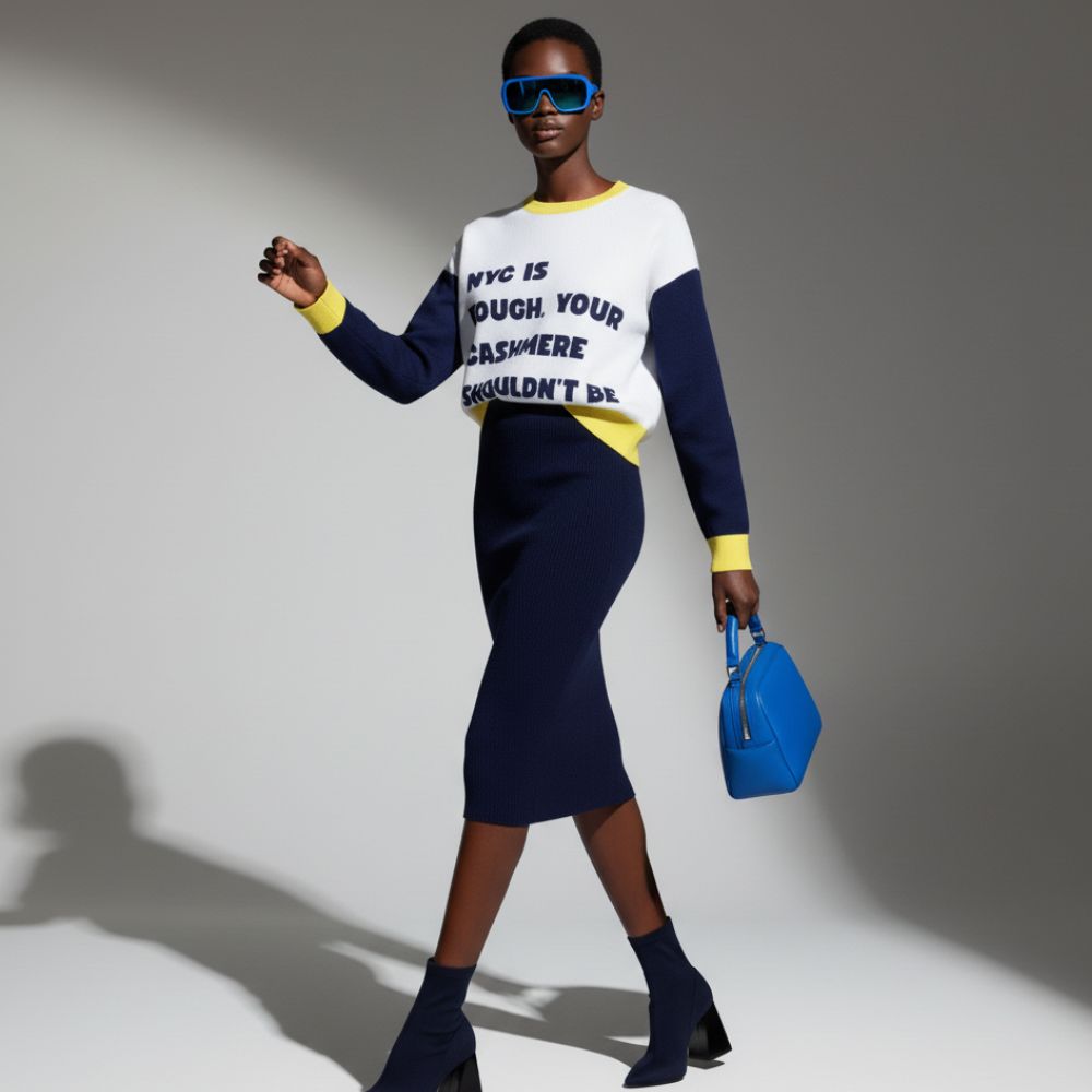UPPER EAST SIDE Cashmere Sweater BYMANYC® New York-0