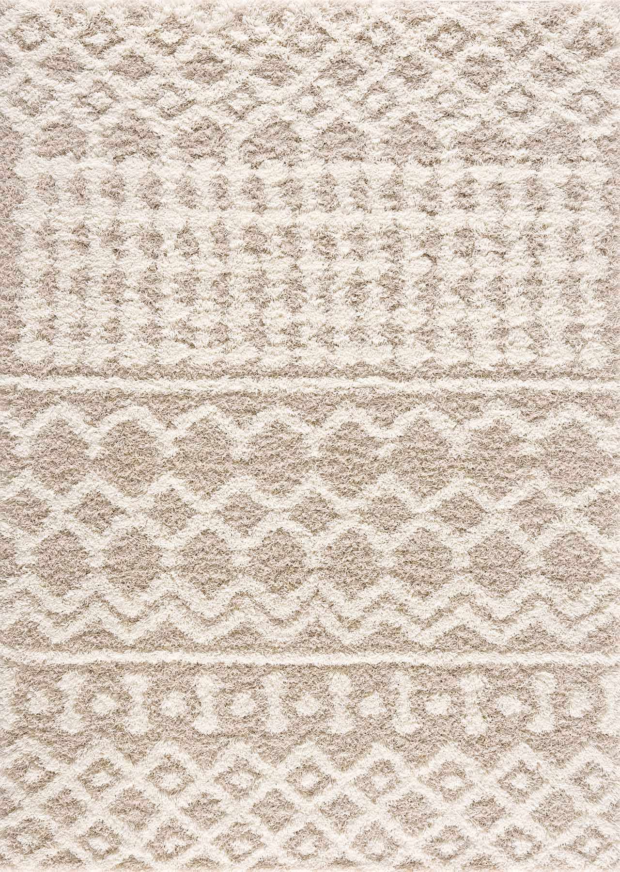 Prompton Cream Plush Area Rug-1