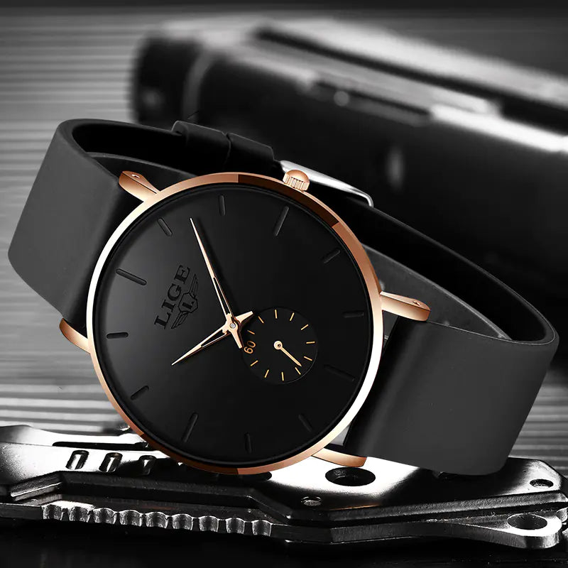 Men's Ultra-Thin Waterproof Quartz Luxury Watch