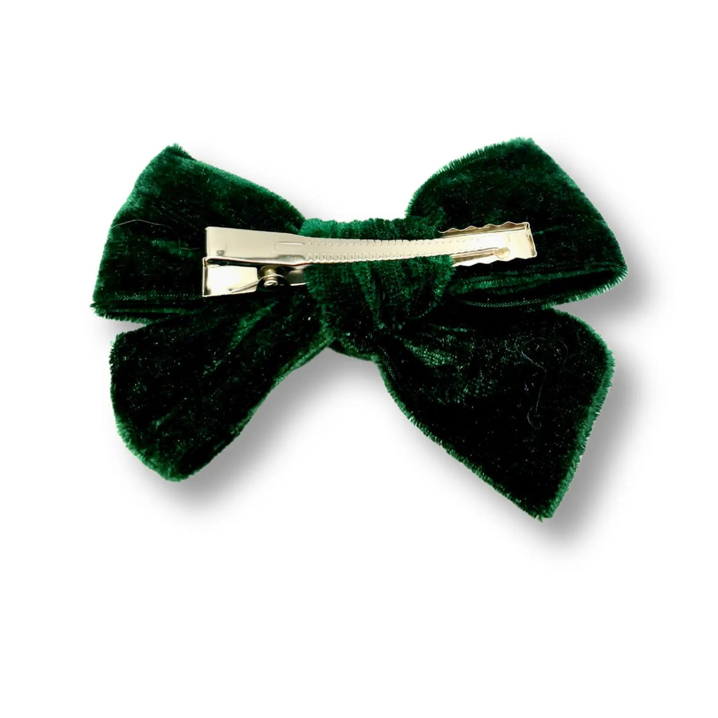 Forest Green Velvet Bow